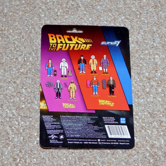 Super7 Reaction Back to the Future II 3.75" Fifties Marty McFly MOC Brand New - Picture 2 of 8